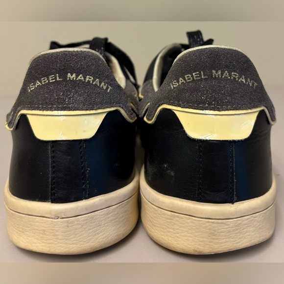 Isabel Marant Bart Leather Flame sneaker low top leather sneakers women's size 6 - Picture 8 of 9